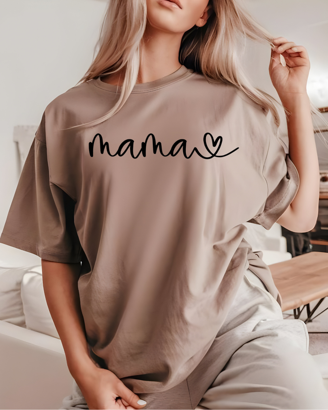 MaMa heart Tee