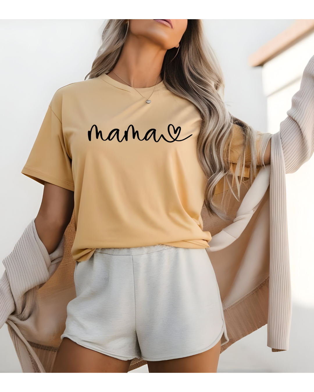 MaMa heart Tee