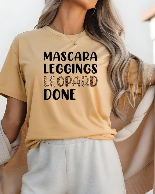 Mascara Leggings Leopard DONE Tee